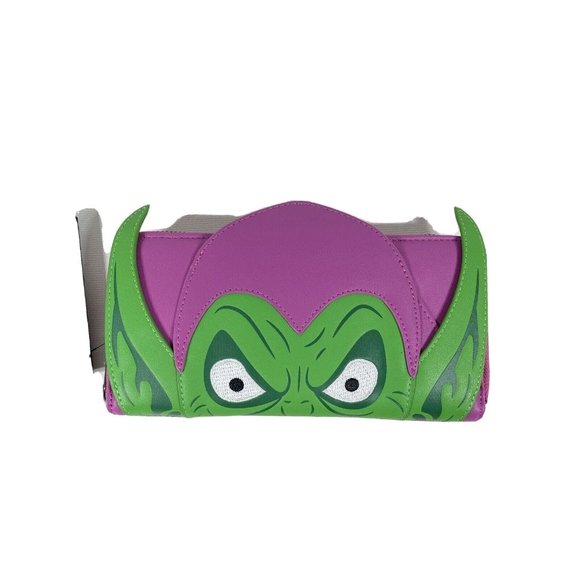 Loungefly Handbags - Loungefly Marvel Green Goblin Zip Around Wallet Exclusive